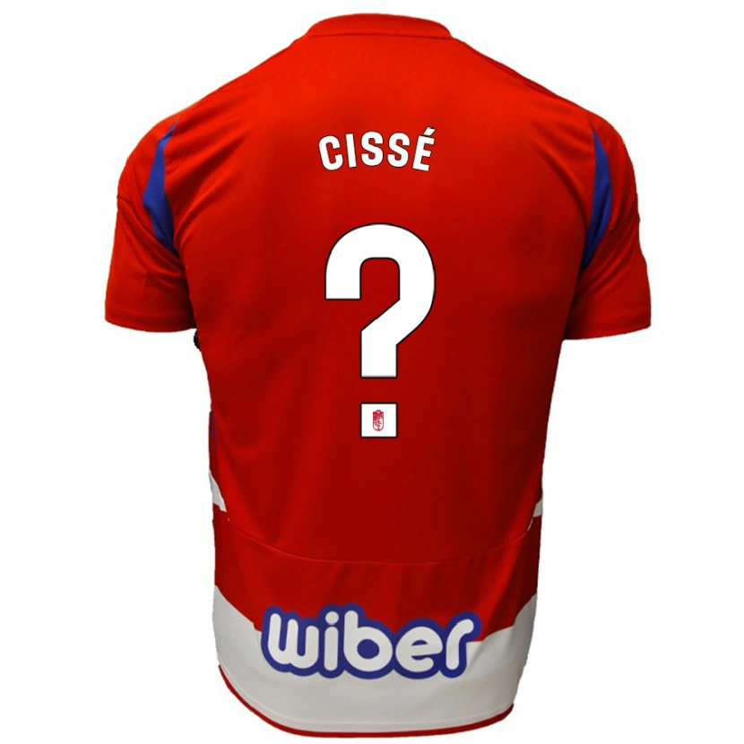 DanxenレディースFafanding Cissé#0赤 白 青ホームシャツ2024/25ジャージーユニフォーム