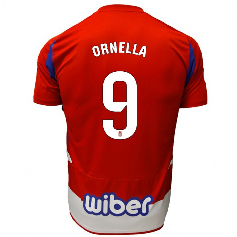 Danxenレディースオルネラ・マリア・ヴィニョーラ・キャボ#9赤 白 青ホームシャツ2024/25ジャージーユニフォーム