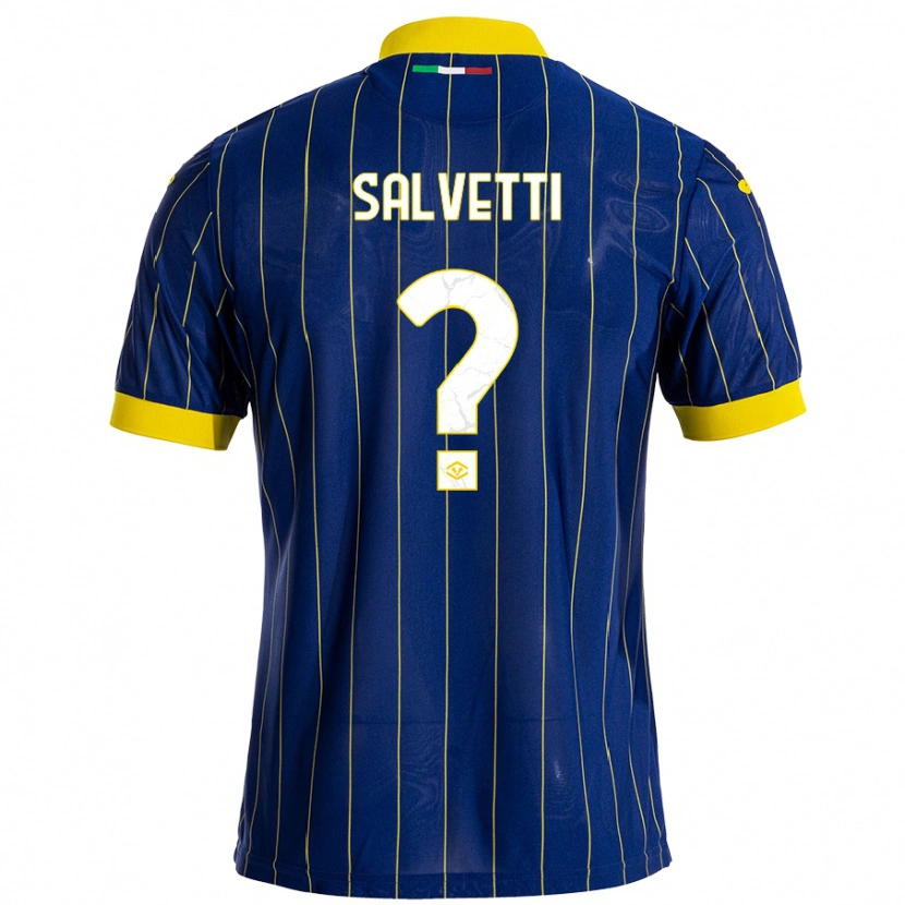 DanxenレディースGabriel Salvetti#0青 黄ホームシャツ2024/25ジャージーユニフォーム