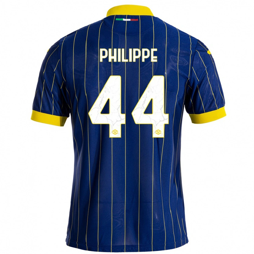 DanxenレディースMathis Philippe#44青 黄ホームシャツ2024/25ジャージーユニフォーム