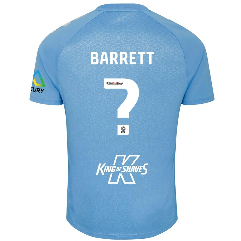 DanxenレディースMarlow Barrett#0ブルーホワイトホームシャツ2024/25ジャージーユニフォーム