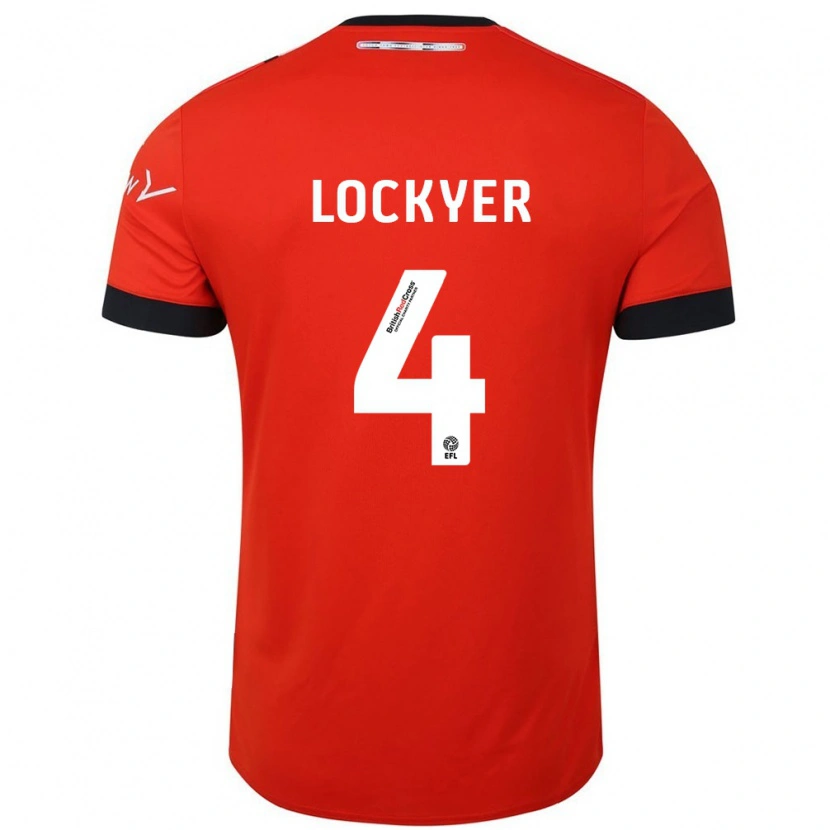 Danxenレディーストム・ロッキャー#4オレンジ ブラックホームシャツ2024/25ジャージーユニフォーム