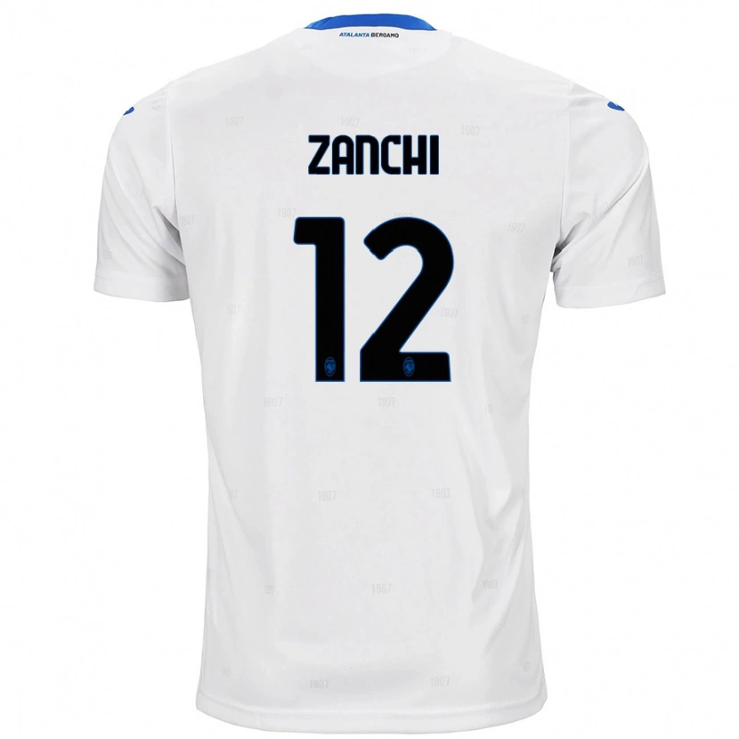 DanxenレディースEdoardo Zanchi#12白アウェイシャツ2024/25ジャージーユニフォーム