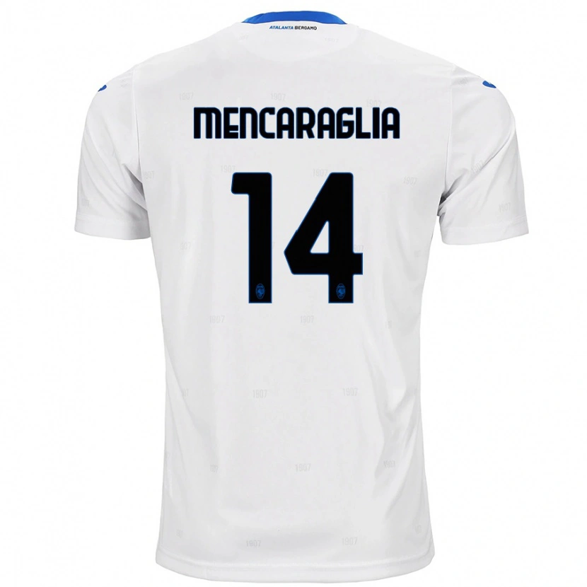 DanxenレディースFilippo Mencaraglia#14白アウェイシャツ2024/25ジャージーユニフォーム
