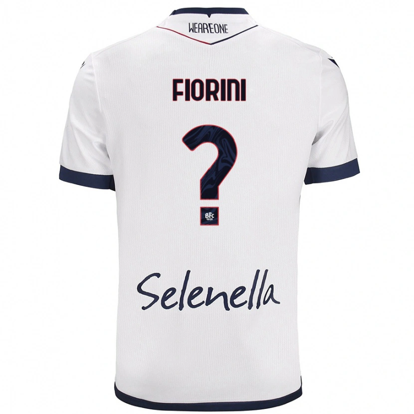 DanxenレディースMattia Fiorini#0ホワイト ロイヤルブルーアウェイシャツ2024/25ジャージーユニフォーム