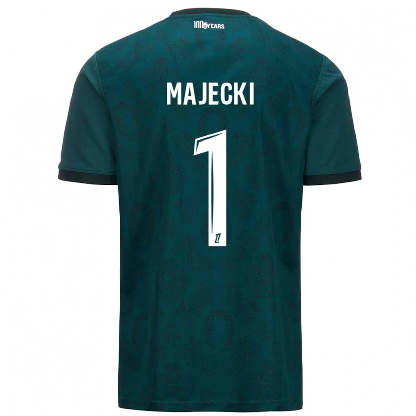 Danxenレディースラドスワフ・マイェツキ#1ダークグリーンアウェイシャツ2024/25ジャージーユニフォーム