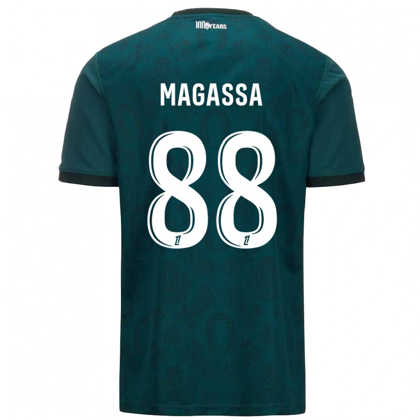 Danxenレディーススングトゥ・マガッサ#88ダークグリーンアウェイシャツ2024/25ジャージーユニフォーム