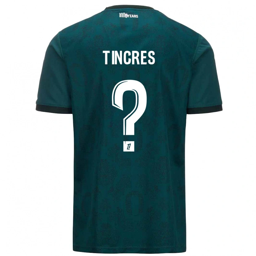 DanxenレディースJoan Tincres#0ダークグリーンアウェイシャツ2024/25ジャージーユニフォーム