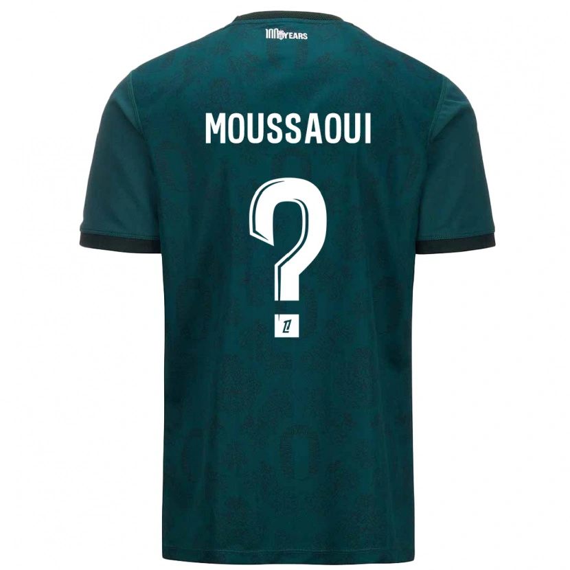 DanxenレディースWassim Moussaoui#0ダークグリーンアウェイシャツ2024/25ジャージーユニフォーム