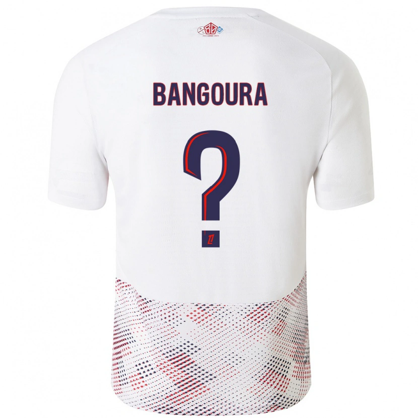 Danxenレディースアブドゥライ・ザカ・バンゴーラ#0ホワイト ロイヤルブルーアウェイシャツ2024/25ジャージーユニフォーム