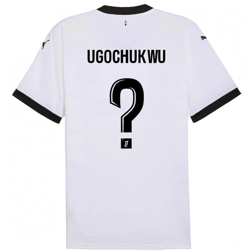 DanxenレディースChibuike Ugochukwu#0白 黒アウェイシャツ2024/25ジャージーユニフォーム