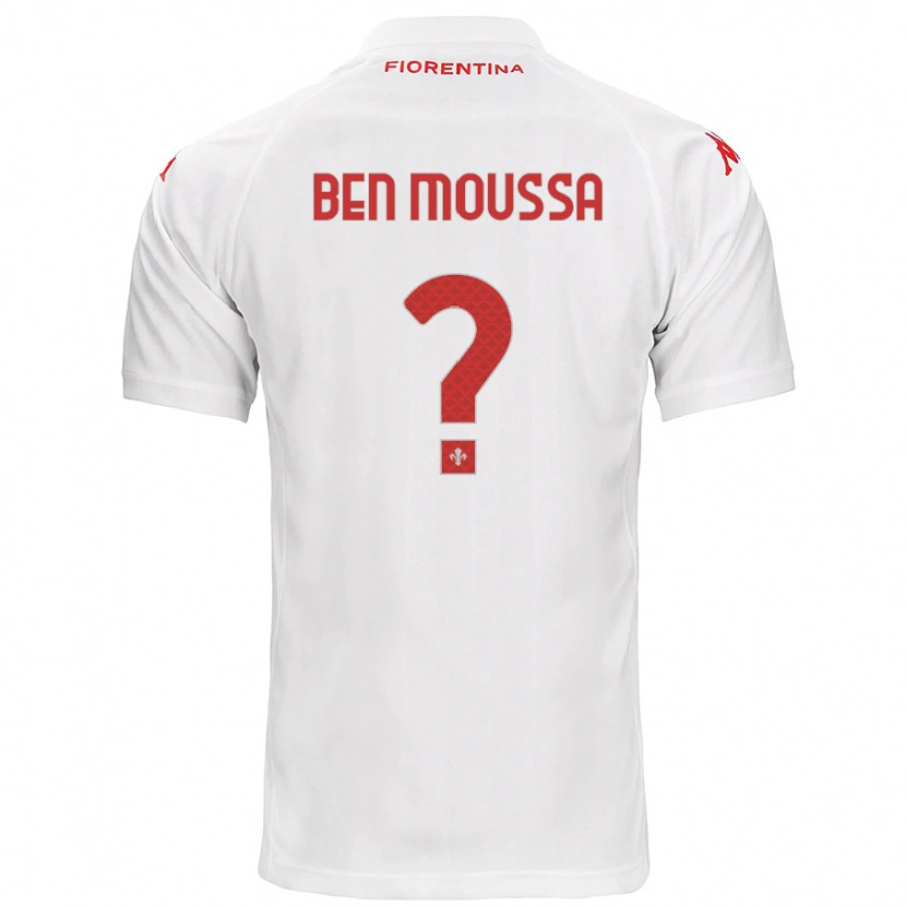 DanxenレディースMehdi Ben Moussa#0白アウェイシャツ2024/25ジャージーユニフォーム