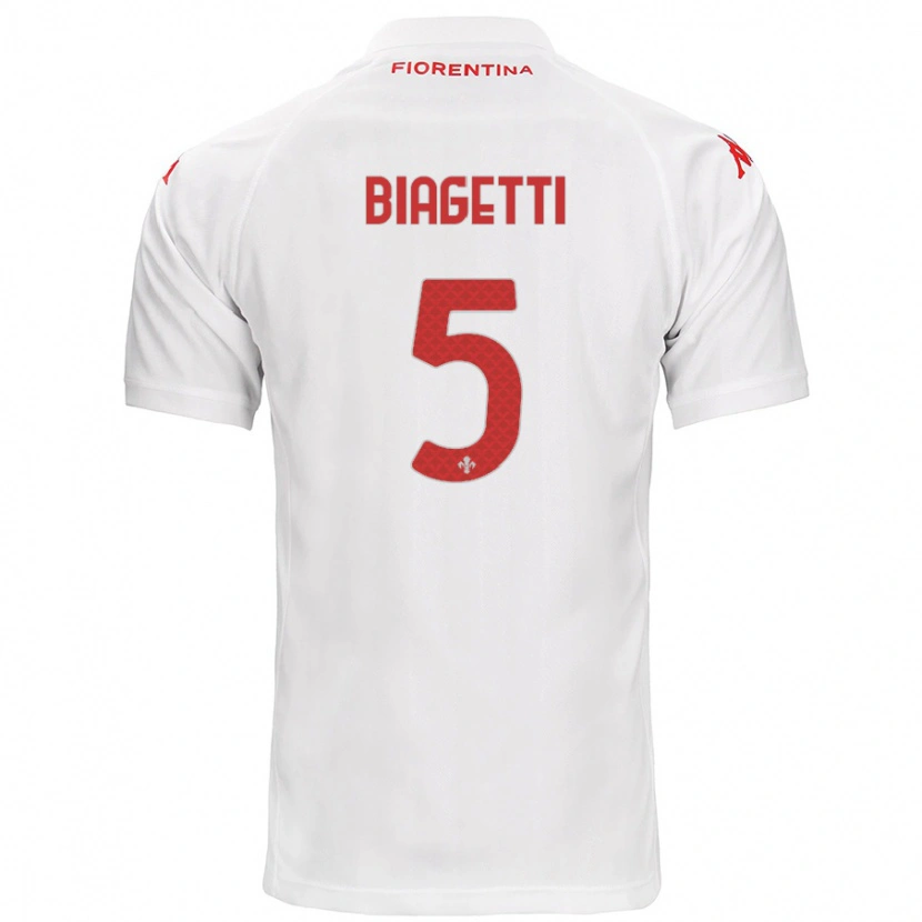 DanxenレディースChristian Biagetti#5白アウェイシャツ2024/25ジャージーユニフォーム