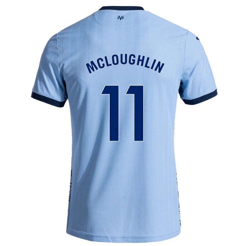 DanxenレディースCaden Mcloughlin#11スカイブルーアウェイシャツ2024/25ジャージーユニフォーム
