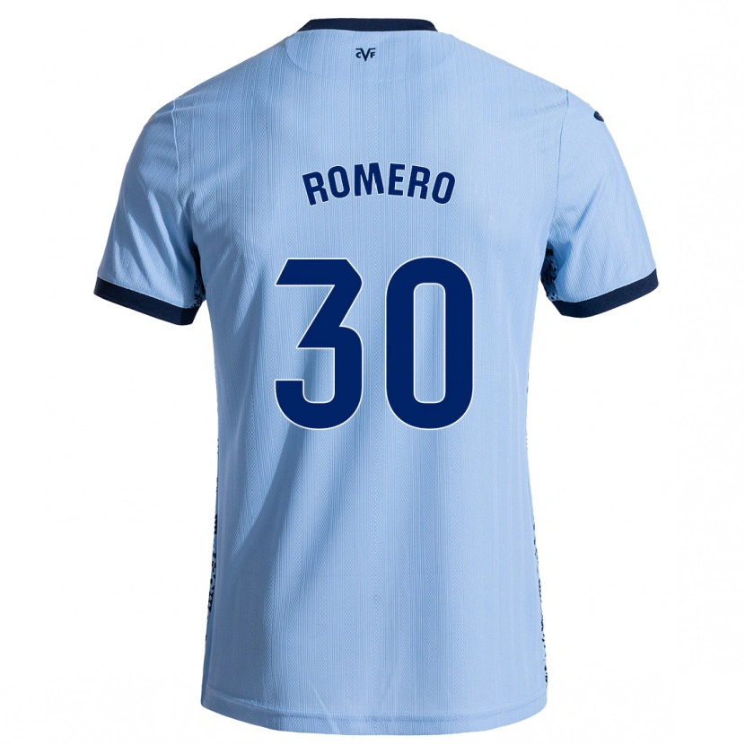 DanxenレディースLucía Romero#30スカイブルーアウェイシャツ2024/25ジャージーユニフォーム