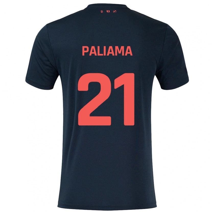 DanxenレディースJoni Paliama#21黒 赤アウェイシャツ2024/25ジャージーユニフォーム