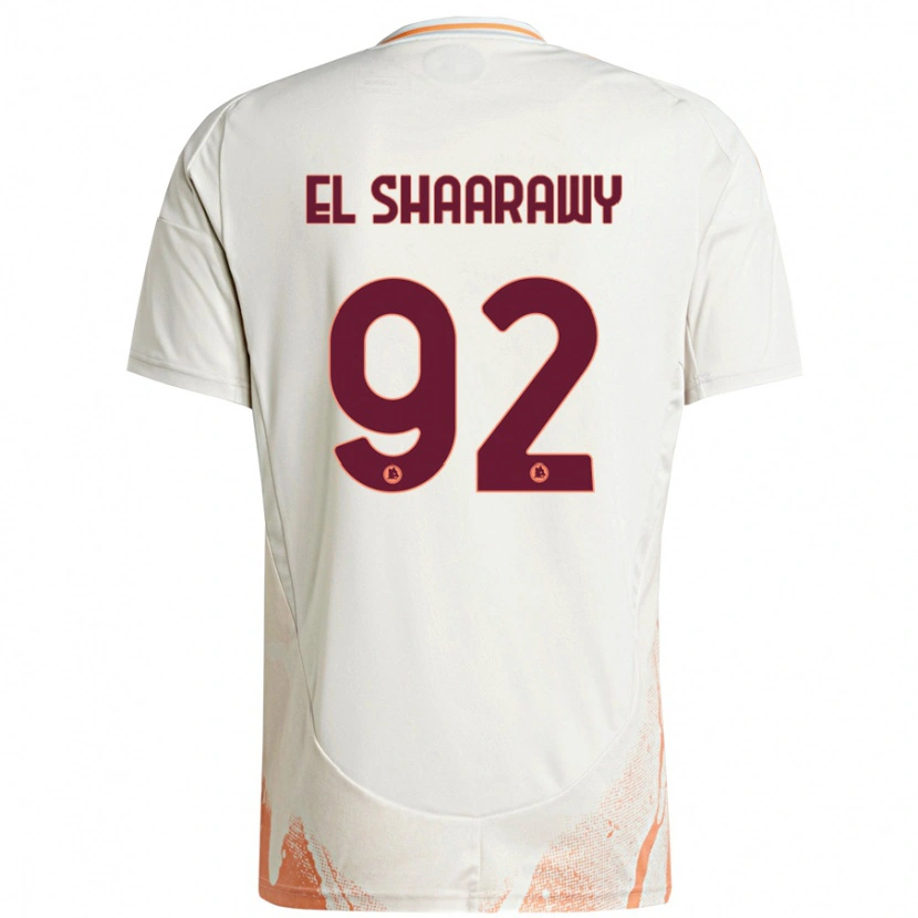 Danxenレディースステファン・エル・シャーラウィ#92クリーム ホワイト オレンジアウェイシャツ2024/25ジャージーユニフォーム