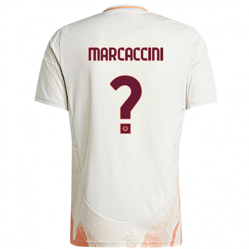 DanxenレディースAlessio Marcaccini#0クリーム ホワイト オレンジアウェイシャツ2024/25ジャージーユニフォーム