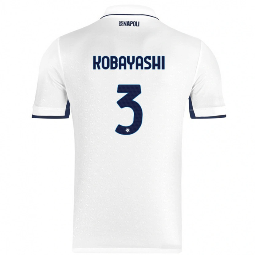 Danxenレディース小林海青#3ホワイト ロイヤルブルーアウェイシャツ2024/25ジャージーユニフォーム