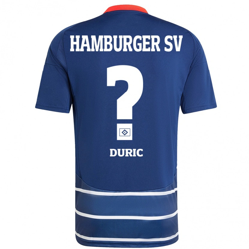 DanxenレディースGoran Duric#0ダークブルーアウェイシャツ2024/25ジャージーユニフォーム