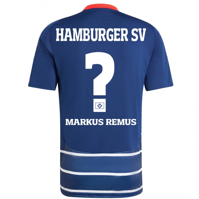 DanxenレディースMarkus Remus#0ダークブルーアウェイシャツ2024/25ジャージーユニフォーム