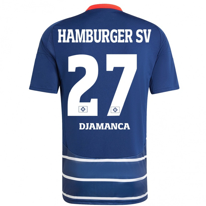 Danxenレディースイスマイラ・ディアマンカ#27ダークブルーアウェイシャツ2024/25ジャージーユニフォーム