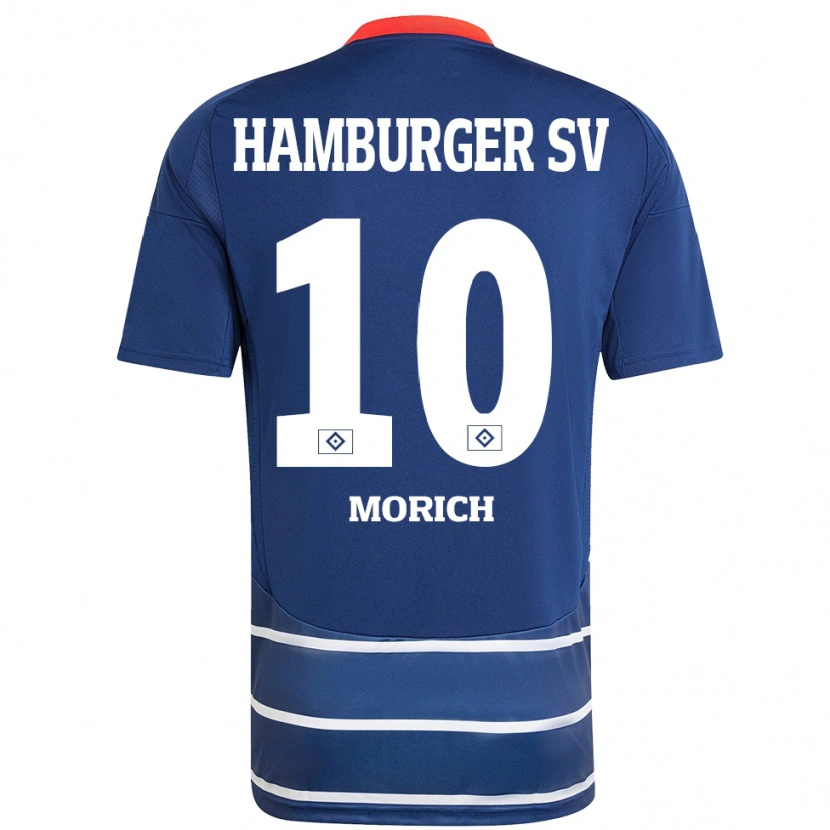 DanxenレディースCarla Morich#10ダークブルーアウェイシャツ2024/25ジャージーユニフォーム