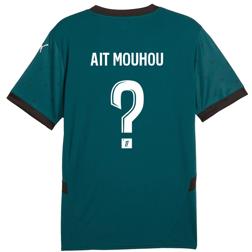 DanxenレディースNassim Ait Mouhou#0ダークグリーンアウェイシャツ2024/25ジャージーユニフォーム