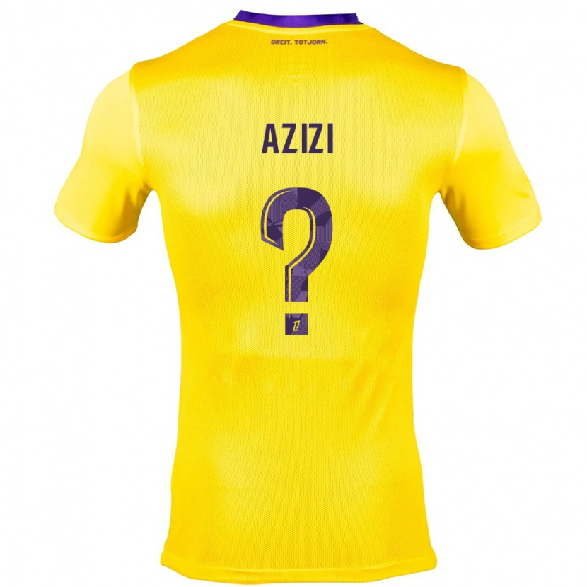 DanxenレディースIlyas Azizi#0黄紫アウェイシャツ2024/25ジャージーユニフォーム