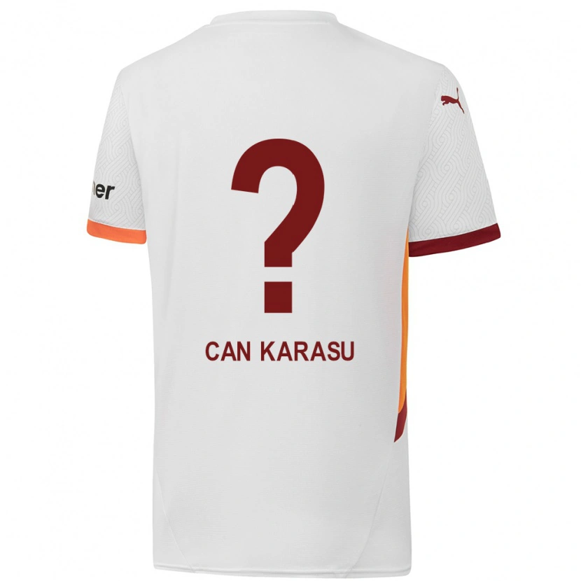 DanxenレディースEyüp Can Karasu#0白 黄 赤アウェイシャツ2024/25ジャージーユニフォーム