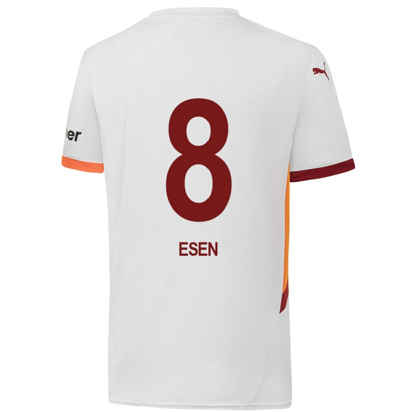Danxenレディースエミネ・エセム・エセン#8白 黄 赤アウェイシャツ2024/25ジャージーユニフォーム