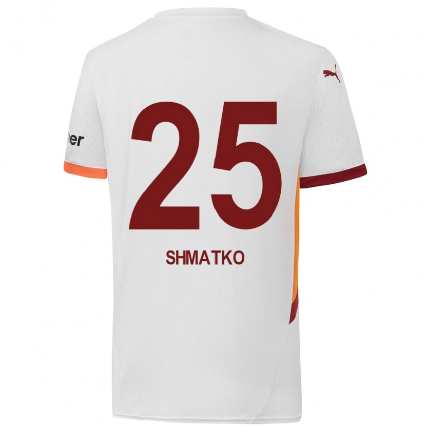 Danxenレディースリュボフ・シマトコ#25白 黄 赤アウェイシャツ2024/25ジャージーユニフォーム