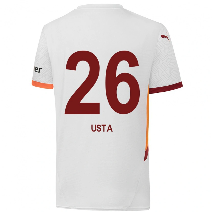 DanxenレディースAlanur Usta#26白 黄 赤アウェイシャツ2024/25ジャージーユニフォーム