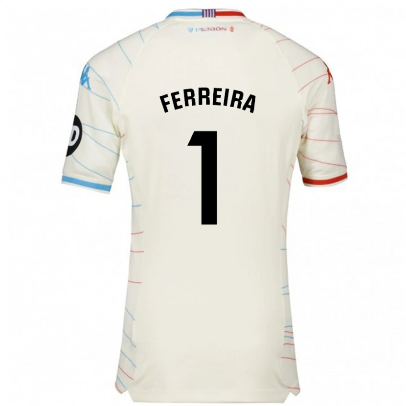 Danxenレディースアンドレ・フェレイラ#1白 赤 青アウェイシャツ2024/25ジャージーユニフォーム
