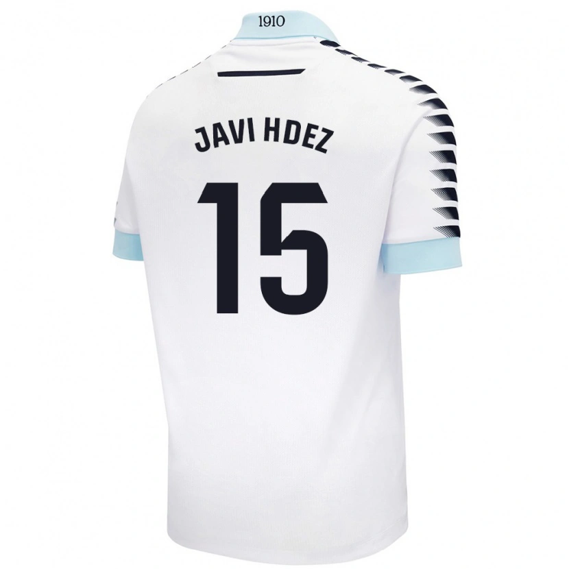 Danxenレディースハビ・エルナンデス#15ホワイト ブルーアウェイシャツ2024/25ジャージーユニフォーム