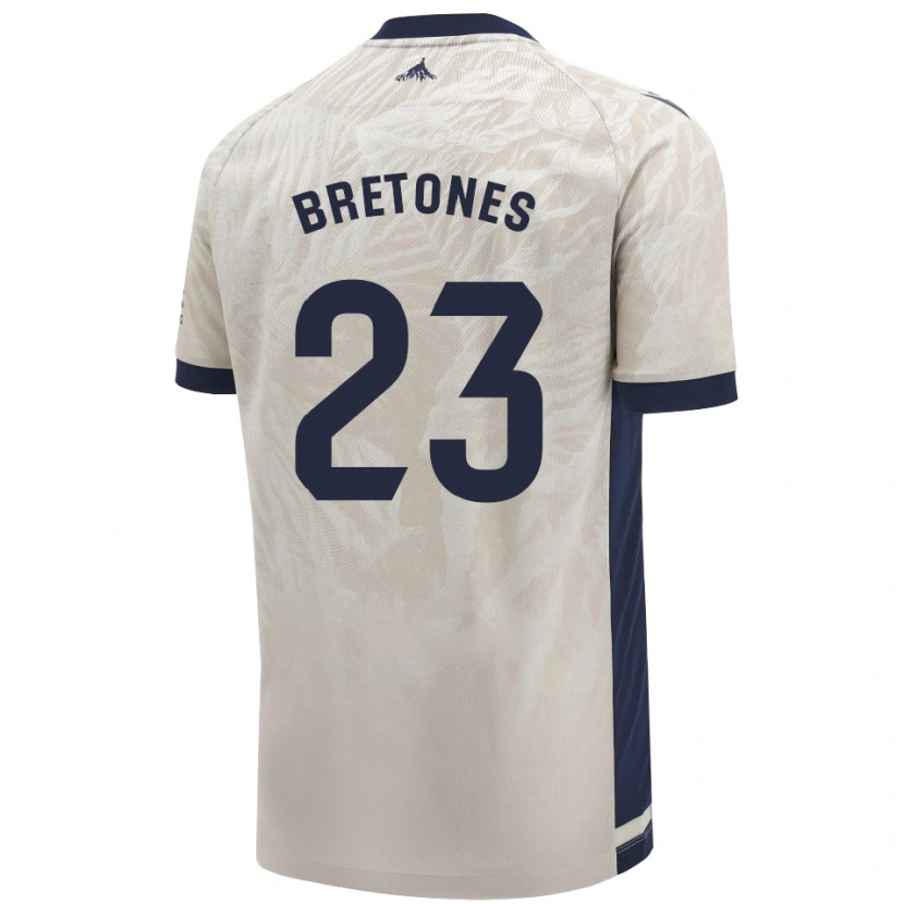 DanxenレディースAbel Bretones#23ライトグレーアウェイシャツ2024/25ジャージーユニフォーム