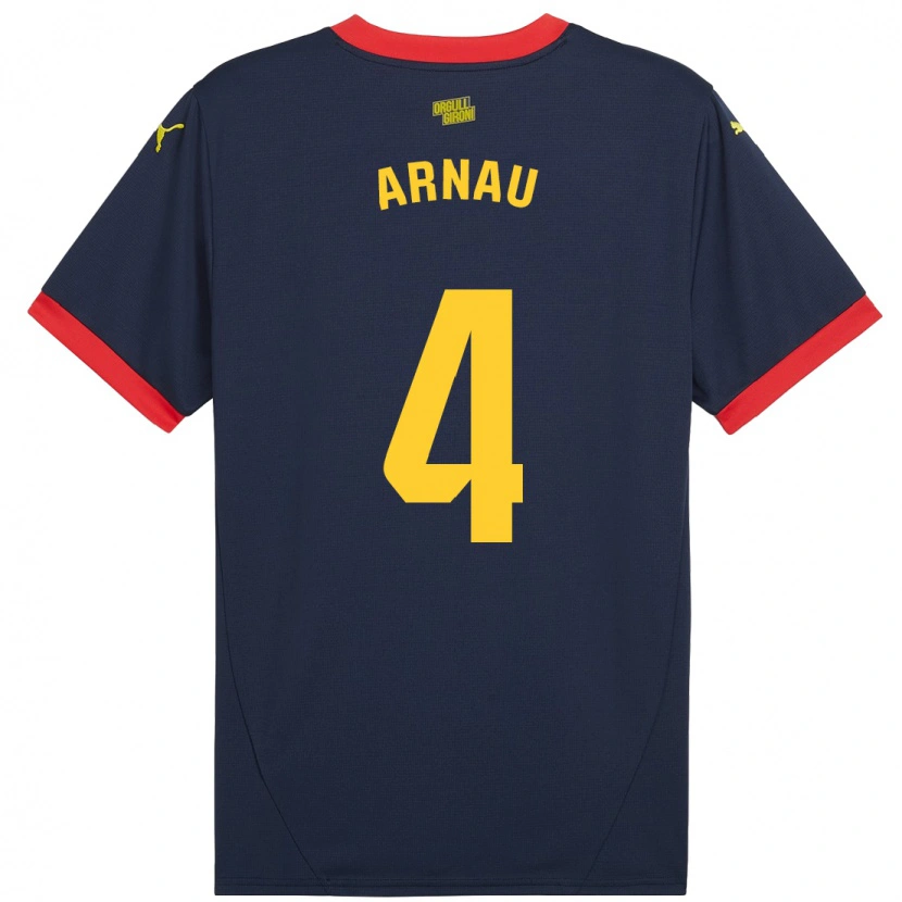 Danxenレディースアルナウ・マルティネス#4ネイビーレッドアウェイシャツ2024/25ジャージーユニフォーム