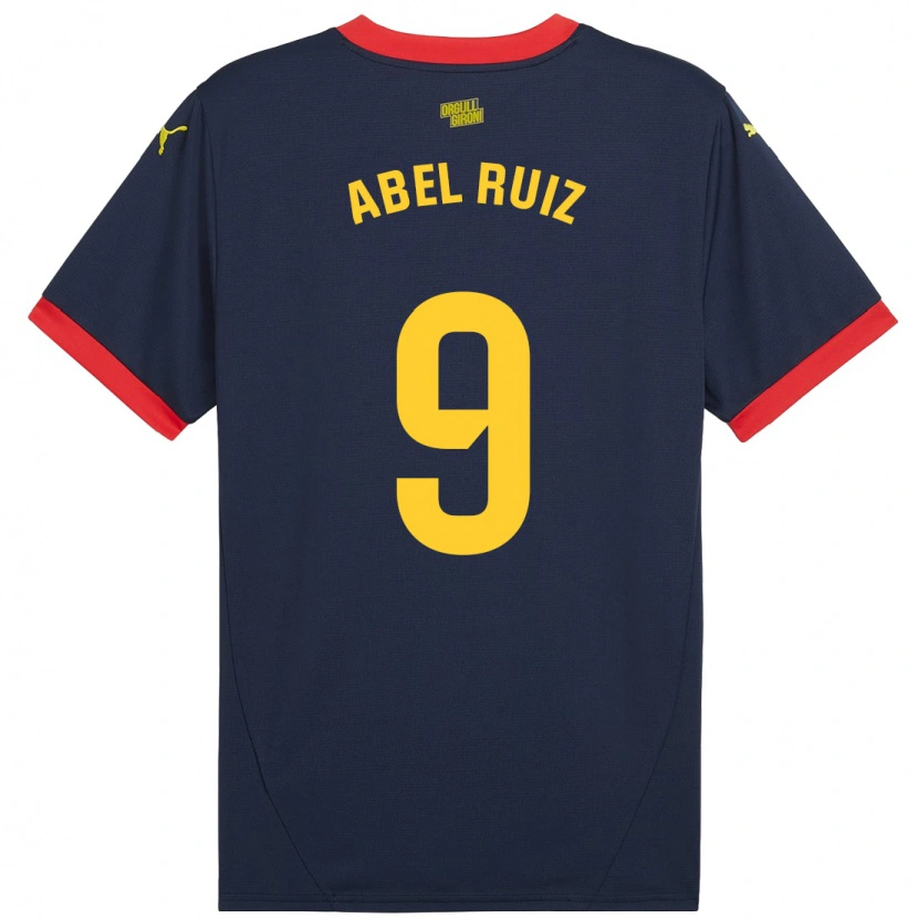 Danxenレディースアベル・ルイス#9ネイビーレッドアウェイシャツ2024/25ジャージーユニフォーム