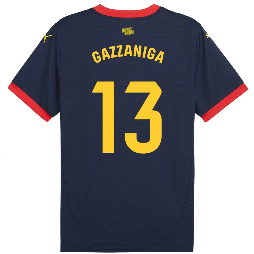 Danxenレディースパウロ・ガッサニーガ#13ネイビーレッドアウェイシャツ2024/25ジャージーユニフォーム