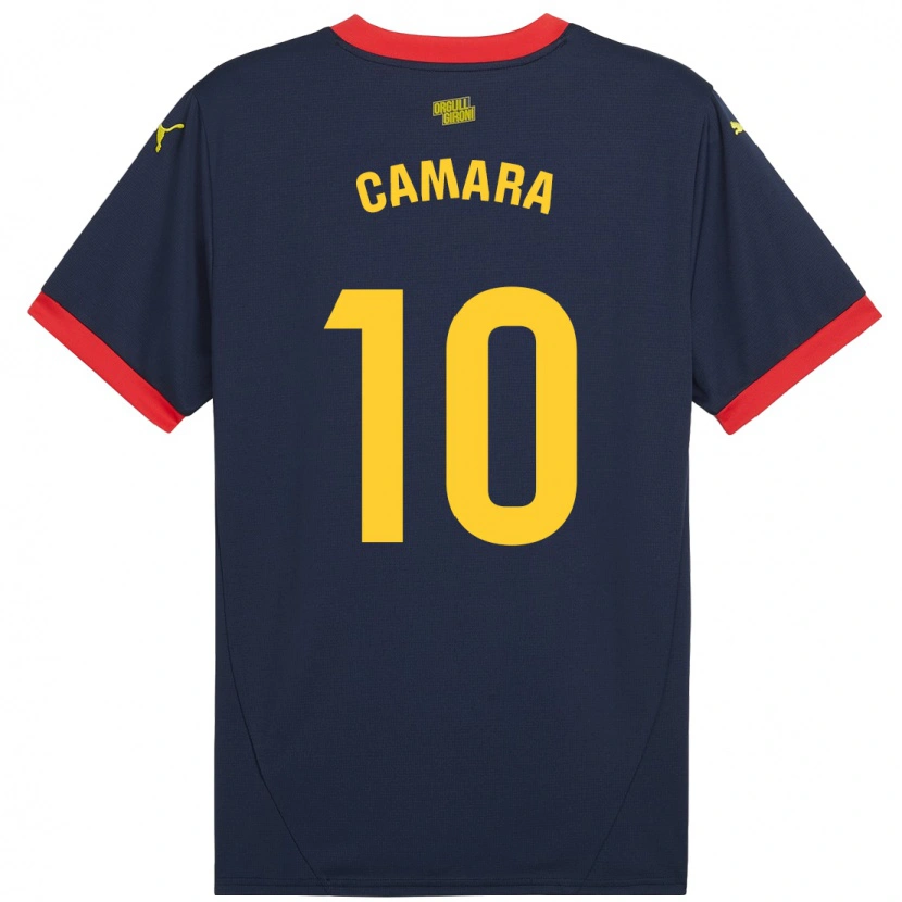Danxenレディースダウダ・カマラ#10ネイビーレッドアウェイシャツ2024/25ジャージーユニフォーム