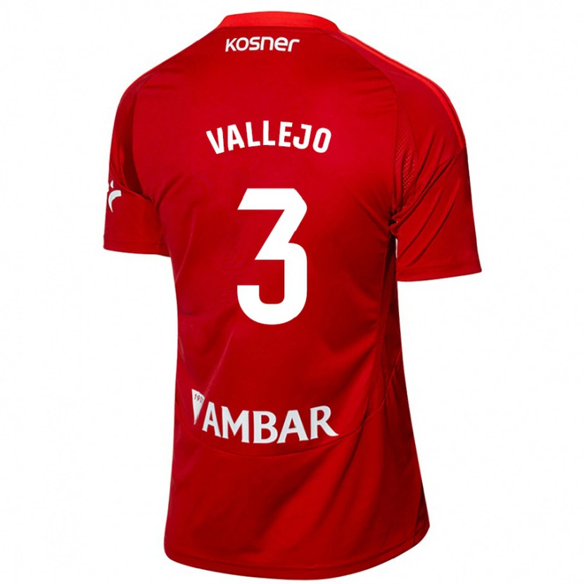 DanxenレディースJaime Vallejo#3ホワイト ブルーアウェイシャツ2024/25ジャージーユニフォーム
