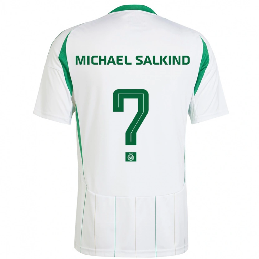 DanxenレディースLiav Michael Salkind#0白緑アウェイシャツ2024/25ジャージーユニフォーム
