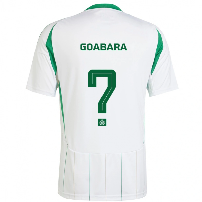 DanxenレディースIbrahim Goabara#0白緑アウェイシャツ2024/25ジャージーユニフォーム