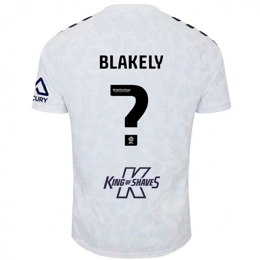 DanxenレディースBen Blakely#0白アウェイシャツ2024/25ジャージーユニフォーム