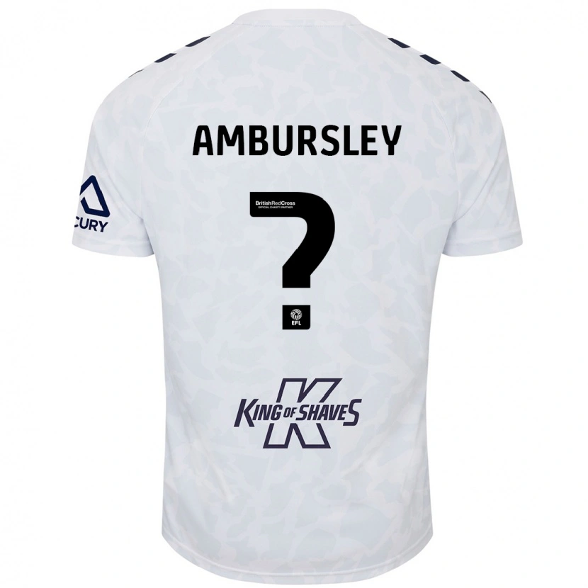 DanxenレディースConrad Ambursley#0白アウェイシャツ2024/25ジャージーユニフォーム