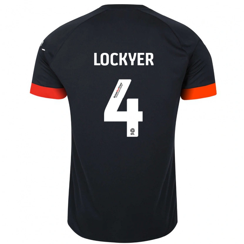 Danxenレディーストム・ロッキャー#4黒 オレンジアウェイシャツ2024/25ジャージーユニフォーム