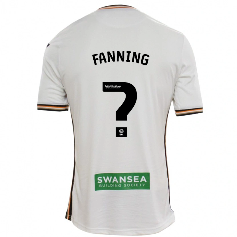 Danxenキッズジャック・ファニング#0白ホームシャツ2024/25ジャージーユニフォーム