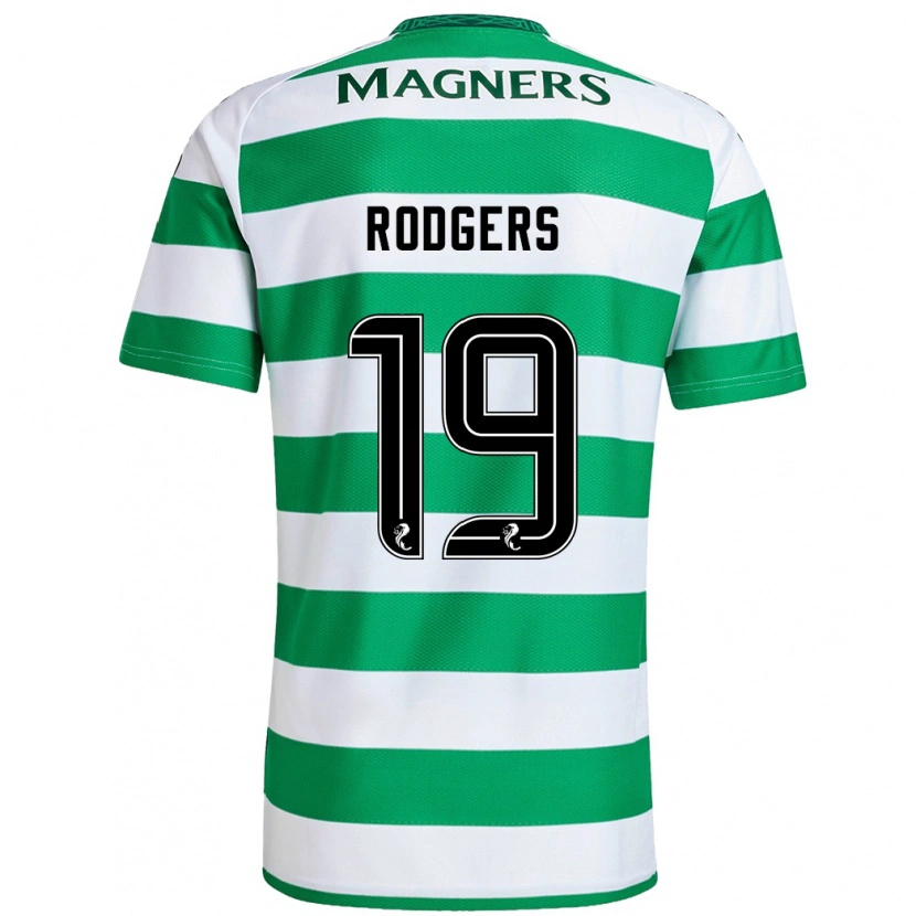 DanxenキッズLisa Rodgers#19緑 白ホームシャツ2024/25ジャージーユニフォーム