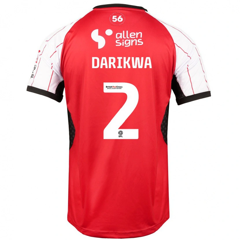 Danxenキッズテンダイ・ダリクワ#2白ホームシャツ2024/25ジャージーユニフォーム