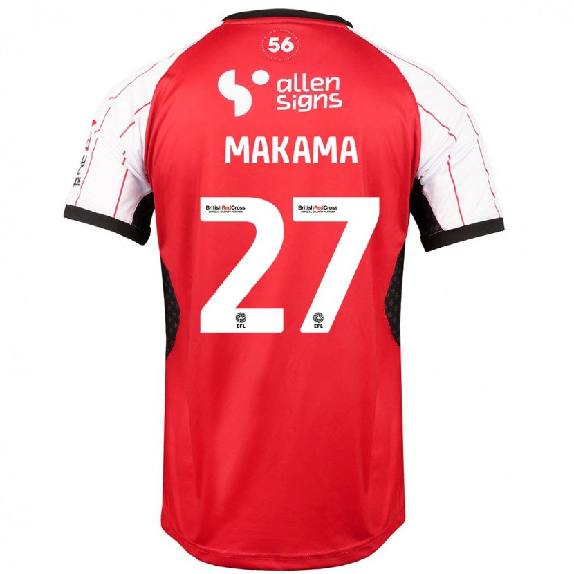 Danxenキッズジョボン・マカマ#27白ホームシャツ2024/25ジャージーユニフォーム
